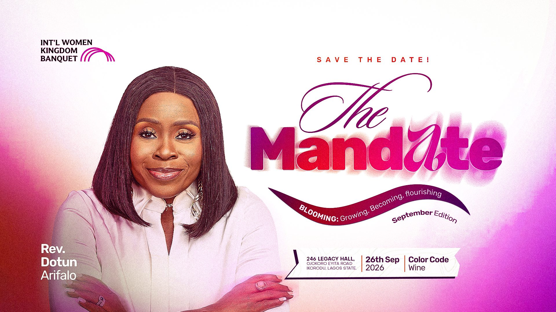 Mandate Conference 2026 save the date flyer